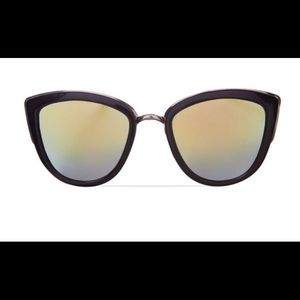 🕶Black & Yellow Gigi Cat Eye Sunnies